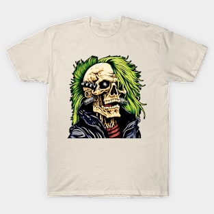 Punk Rocker Skeleton (for color background) T-Shirt
